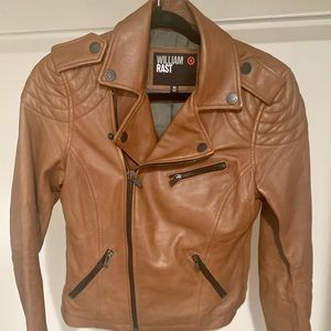Faux leather jacket